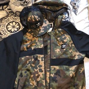 Adidas Windbreaker & SnapBack bundle!